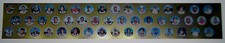 1987 Topps Coins Uncut Metal Sheet CAL RIPKEN Kirby Puckett NOLAN RYAN Rare Set
