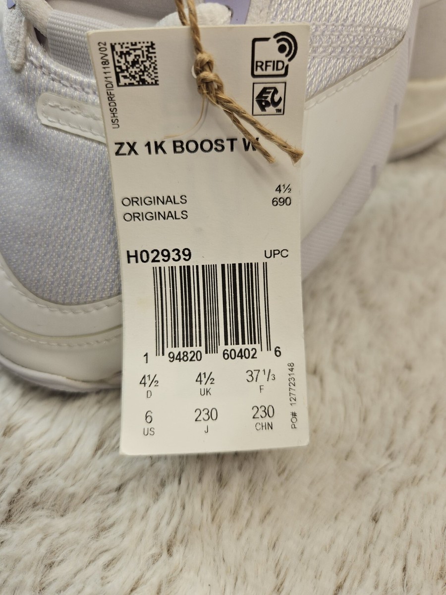 専用　sold out WOMENS ADIDAS ZX 1K BOOST H02939 WHITE VIOLET TONE US WOMENS SIZE