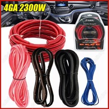 Car Audio 4 Gauge Cable Kit Amp Amplifier Install RCA Subwoofer Sub Wiring 2300W