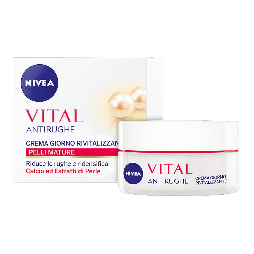 Nivea Crema Antirughe Viso Giorno Rivitalizzante Antieta' Pelli Mature 50 Ml