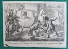 VF engraving Italy ~1800 La Carrozza di Bonaparte... Bosio/Zancon - NAPOLEON