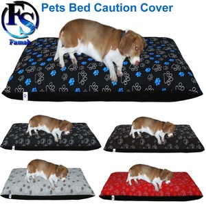 covered dog bed medium