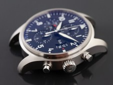 IWC Pilot Chronograph Fliegeruhr, Ref IW377704, Men’s, Stainless Steel, Day-Date 15