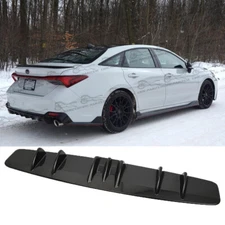 Glossing Black Lower Rear Diffuser Bumper Lip Splitter For Toyota Avalon Sedan