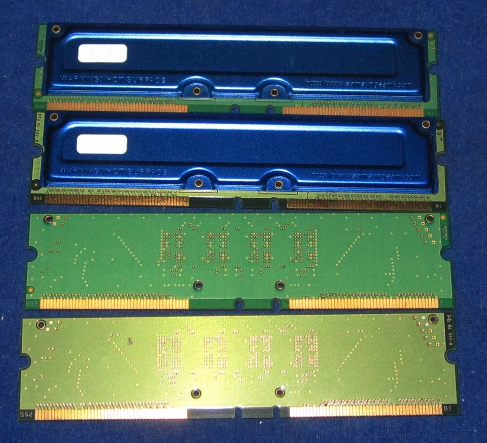 Samsung (2x256MB+2x64MB) 640MB MR18R082GAN1-CG6 MR18R0824AN1-CG6 w/ Heatsink - Image 3 of 3