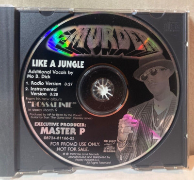 C-Murder  Like A Jungle (CD, Promo, US, 1999, No Limit)
