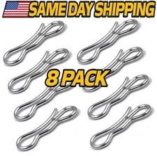 (8 Pack) Bow Tie Clip fits 532194208 Husqvarna Craftsman WeedEater Poulan 5/16"