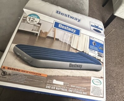 Bestway 12 inch Queen Air Mattress with Built-in Pump