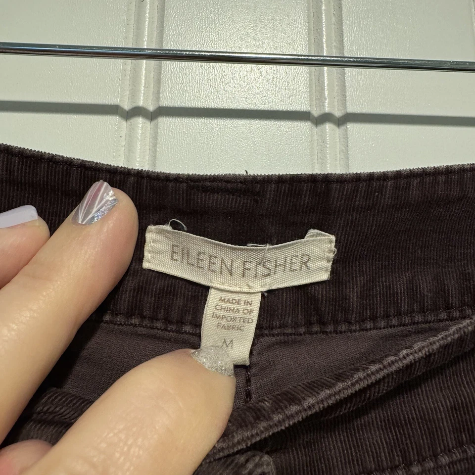 Eileen Fisher Purple Straight Leg Pants Size 14/16 - Image 4 of 4