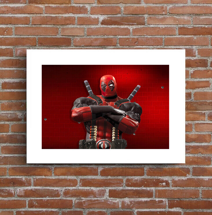 DEADPOOL 3 MOVIE POSTER MARVEL FILM A4 Wall ART PRINT CINEMA A4 Poster