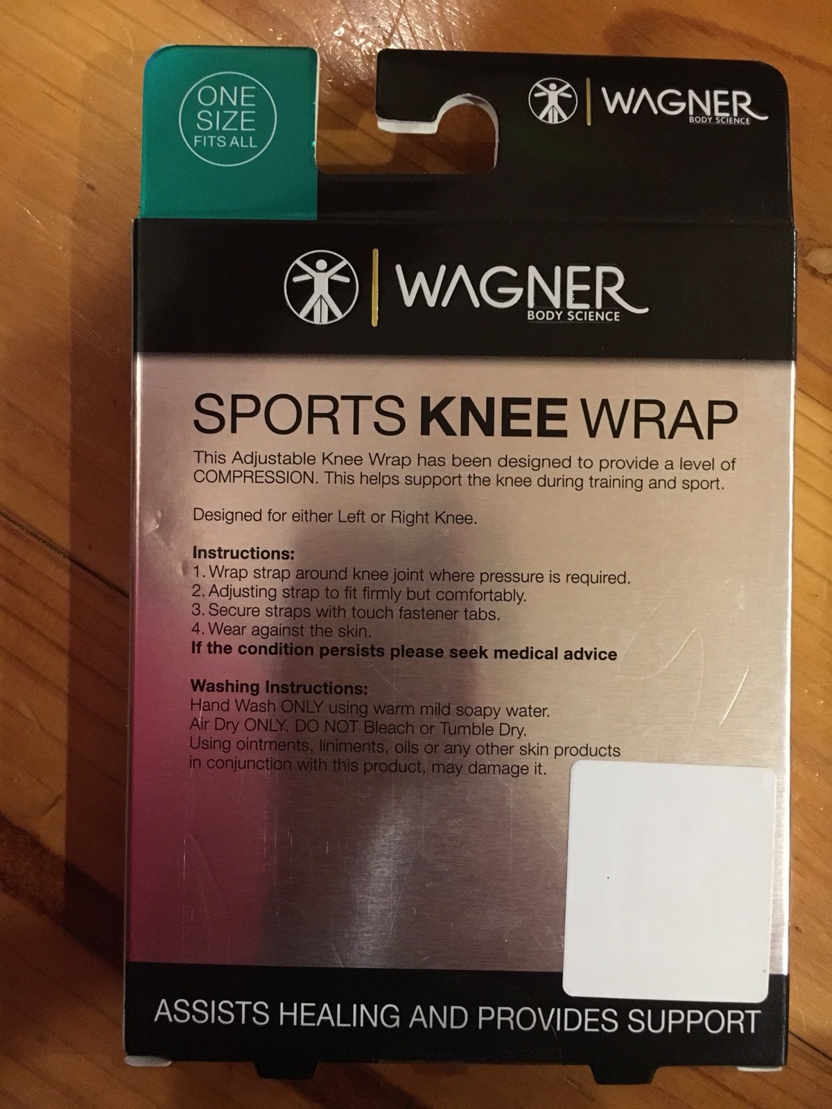 New Wagner Body Science SportsAdjustable Knee Wrap (one size fits all