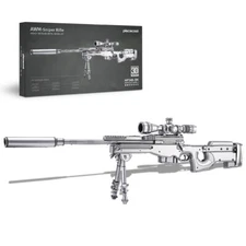 Piececool 3d puzzles for Adult AWM Sniper Rifle Metal Model Kits halloween Gifts
