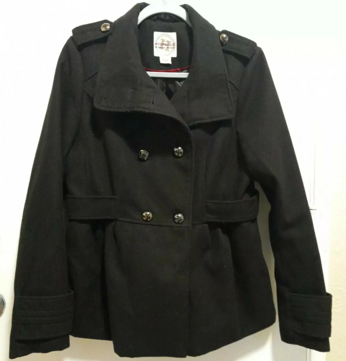 HYDRAULIC Pea Coat Gray Coats, Jackets & Vests for Women for sale