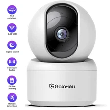 Galayou 2K indoor Security Camera Smart Home AI Human Detection 24/7 Recording