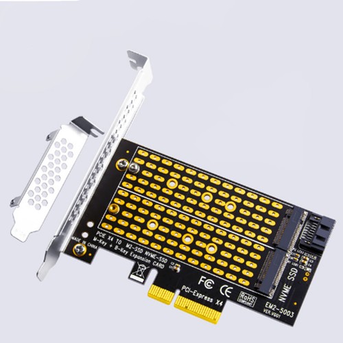 M.2 to PCI-E 3.0 X4 High Speed Expansion Card 1/2/4 Bay SATA Adapter Card - Picture 5 of 7
