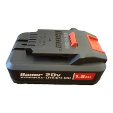 NEW BAUER 20V 1.5 AH High-Capacity Lithium-Ion Battery