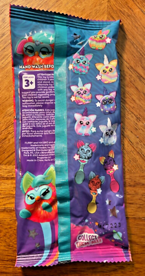 NEW! 2023 Sonic Wacky Pack toy: Furby Color Changing Spoon Orange