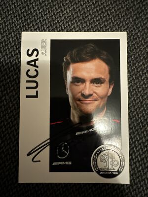 Handsignierte Autogrammkarte LUCAS AUER AMG MERCEDES-BENZ MOTORSPORT DTM 2024
