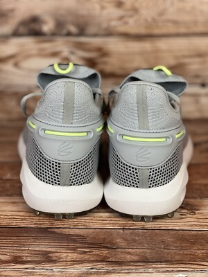 Under Armour Curry 6 SL Spikeless Golf Shoes Grey Comfort 3022578-100 Size 10 12 Under Armour Curry 6 SL Spikeless Golf Shoes Grey Comfort  main image 4