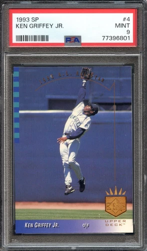 1993 SP #4 Ken Griffey Jr PSA 9 HOF Seattle Mariners 6801
