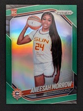 2025 Panini Prizm WNBA - Aneesah Morrow #146 - Green Prizm Connecticut Sun