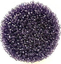MATSUNO 11/0 Japanese Seed Beads-Purple Transparent- 142J-Vintage 25g DISC.
