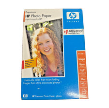 HP 4x6" Premium Photo Paper - Glossy, 100 Sheets - Inkjet Printer