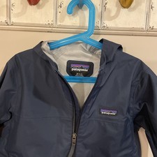 Patagonia Kids Torrentshell 3L Rain Jacket Raincoat 5-6 Years XS Navy Waterproof