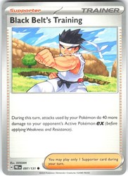 Black Belt's Training 097/131 Prismatic Evolutions Common Trainer