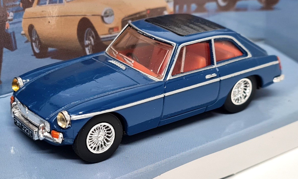 Dinky 1/43 - MG MGB GT 1965 Dark Blue Diecast Model Car