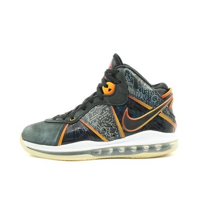 Nike Herren LeBron 8 Space Jam Sneaker Schwarz/Orange Edition Basketball EU 41