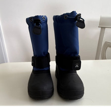 Kamik Unisex Kids Blue Waterproof Insulated Mid-Calf Snow Boots Size 11