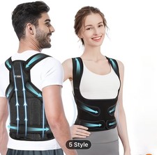 Back Brace Posture Corrector Women Men Shoulder Straightener Adjustable Support