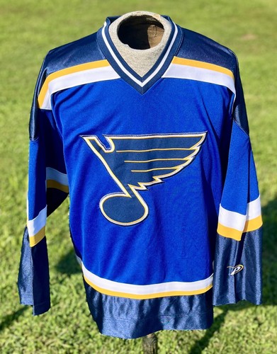 Vintage St. Louis Blues Jersey Mens Medium NHL Hockey Pro Player 90s