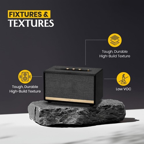 Speaker Paint Black 1 Quart Texture Coating for Speaker Cabinets, Road Cases,... - Afbeelding 4 van 9