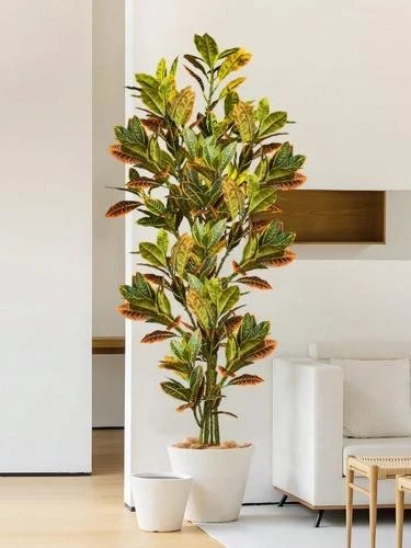 Large 120cm Artificial Plant for Living Room Office Bedroom Decor No Pot - Image 2 of 4