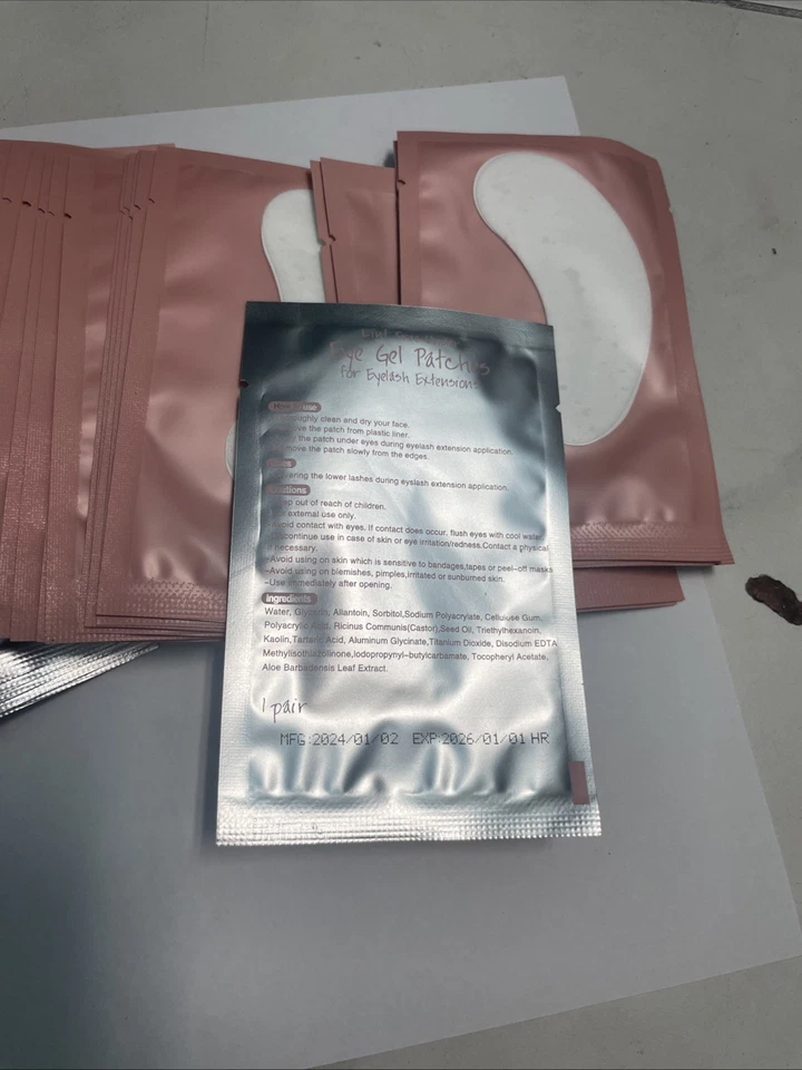 200 pairs Eye  Gel Eyelash Pad patch Lint individual Lashes Extension - Image 4 of 4