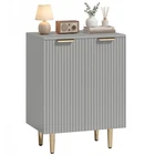 HOMCOM Sideboard Buffet Cabinet with Adjustable Shelf, Grey