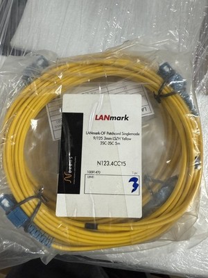 LANmark Patch Cord Duplex 2SC Duplex 2SC, LSZH, Yellow, 5m