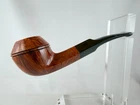 WO Larsen, Handmade, 3, "light polished" Pipe, Pfeife, Pipa, Flamegrain, 9mm