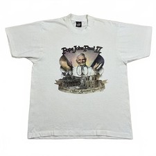 Vintage Pope John Paul II 1987 San Antonio Texas T Shirt Size Large