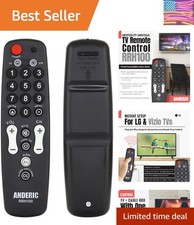 Hospitality Universal TV Remote Control - 1-Device or 2-Device Modes - TV Onl...