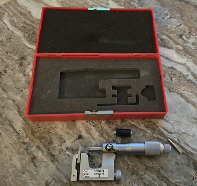 0-1'' Multi-Anvil MICROMETER,Uni-Mike,0.0001'' grad.carbide tip 260221