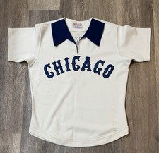 1979 Milt May Chicago White Sox Game Used Home Jersey  Disco Collar Style