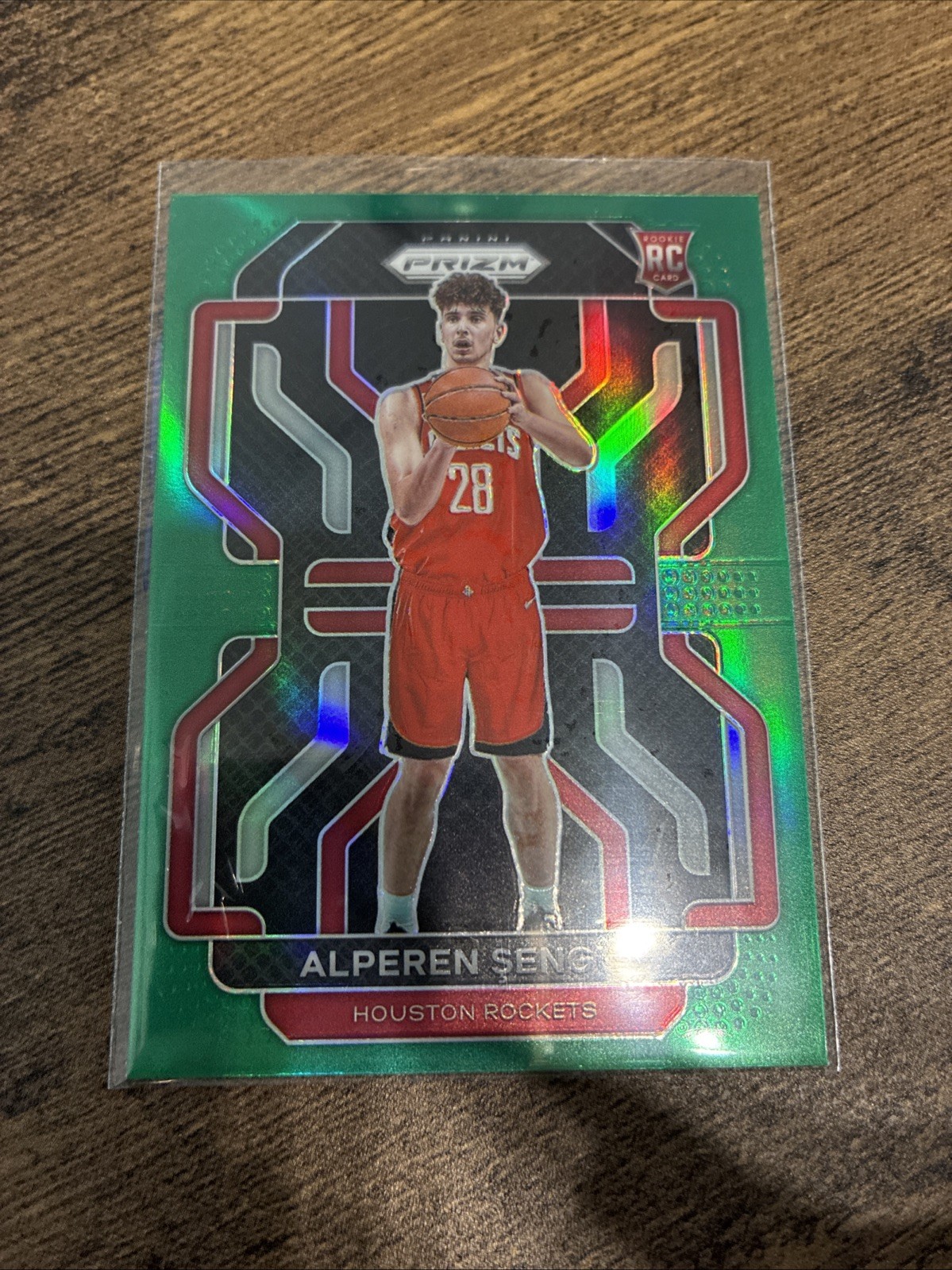 2021-22 Panini Prizm - Alperen Sengun #318 Green Prizm (RC)