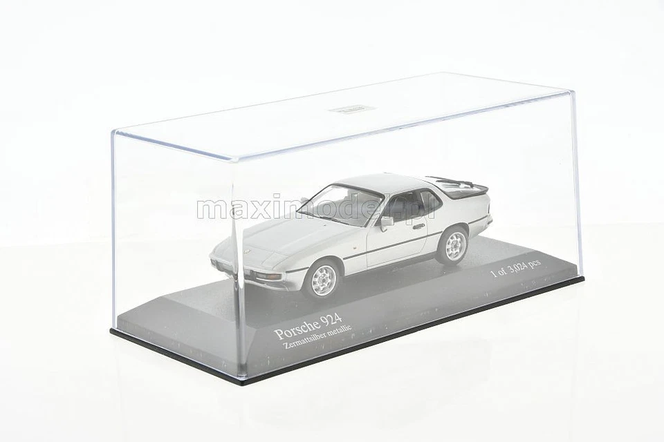 PORSCHE 924 silver 1984 1/43 MINICHAMPS 400062121 - Photo 4/4