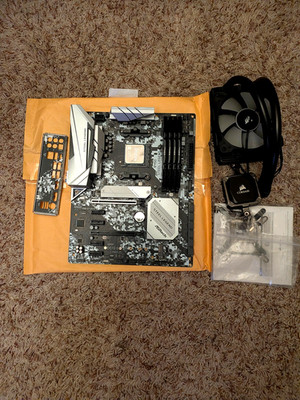 AMD Ryzen 7 1800X + ASRock B450 Steel Legend + 32GB 3200 Mhz RAM w/ Corsair AIO