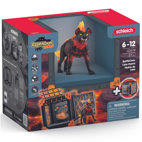 Schleich BattleCave Lava Hyena Eldrador Creatures Playset - Picture 3 of 6