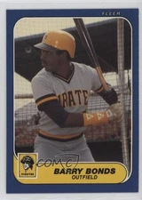 1986 Fleer Update Factory Set Barry Bonds #U-14
