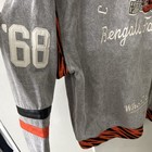 The Wild Collective Cincinnati Bengals NFL Full Zip Jacket Gray Tiger Stripe 2XL — photo 5